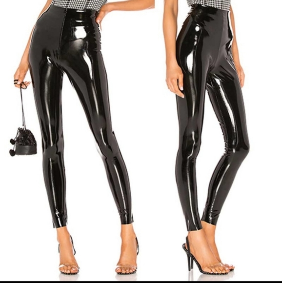 Commando Pants - NWT Commando Patent leather black shiny leggings pants L